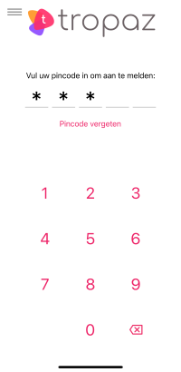 Tropaz app - pincode invoeren 2.png