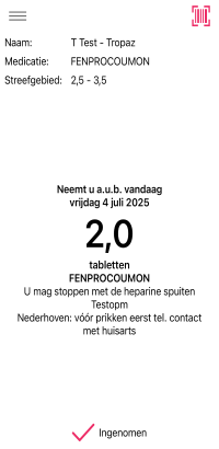 Tropaz app - vandaag ingenomen.png